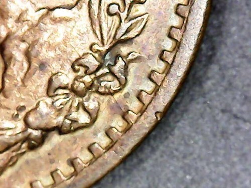 Die Crack Mint Error in Mexico 1946 Un Centavo Monograma error coin - Picture 8 of 8