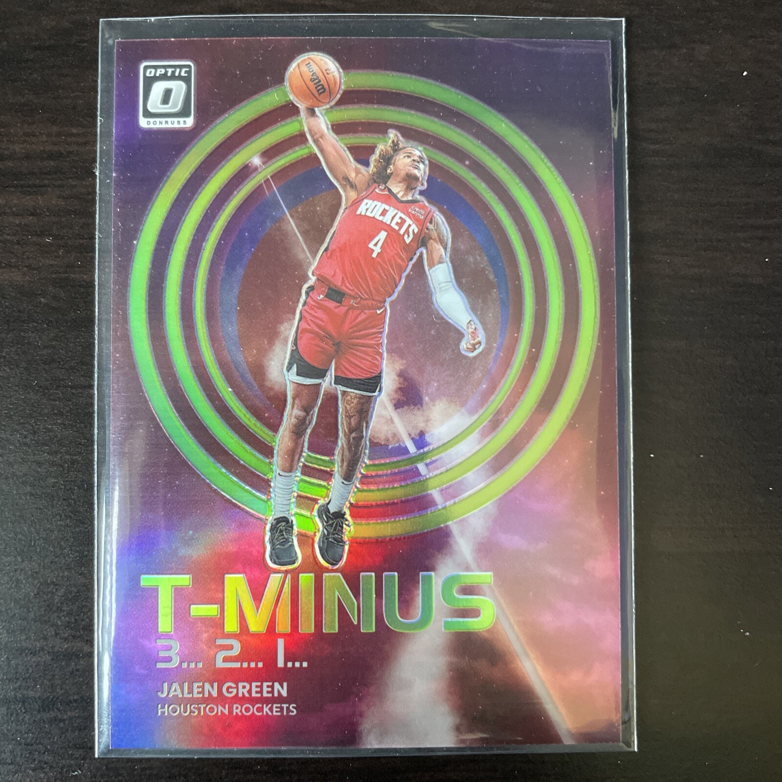 Jalen Green 2022 Optic #13 T-Minus 321 - Lime Green /149