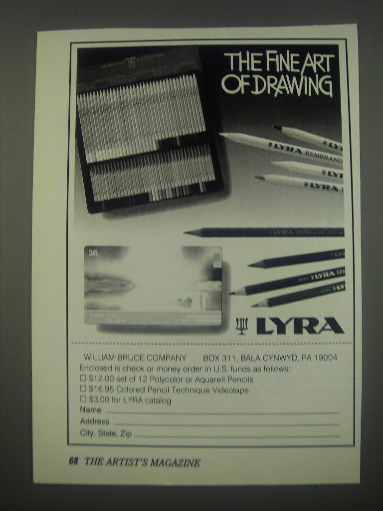 S Advertisement - The Fine Art Of Drawing