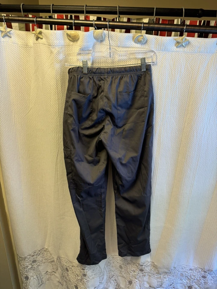 Touch White Cross Size Small Women’s Pewter Scrub Pants NWT New - Изображение 3 из 4