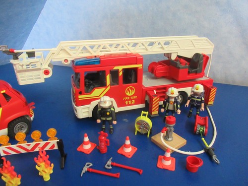 9463 + 5364 Feuerwehr Brandmeister Leiterwagen 4819 5361 9462 Playmobil 6988 - Bild 6 von 8