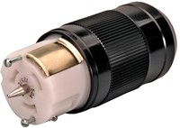 50-amp 125/250-volt Locking Connector Heavy-duty Cord Plug Thermoplastic Black 50-amp 125/250-volt Locking Connector Heavy-duty Cord Plug Thermoplastic Black