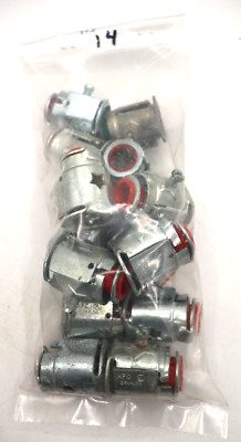 AFC-75 Drylock 3/4'' Flex Connector, Steel, Set-Screw with Clamp, Insulated, Pack