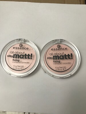 Essence All About Silky Matt Fixing Compact Powder10G/0.35Oz#10 Translucent Rose