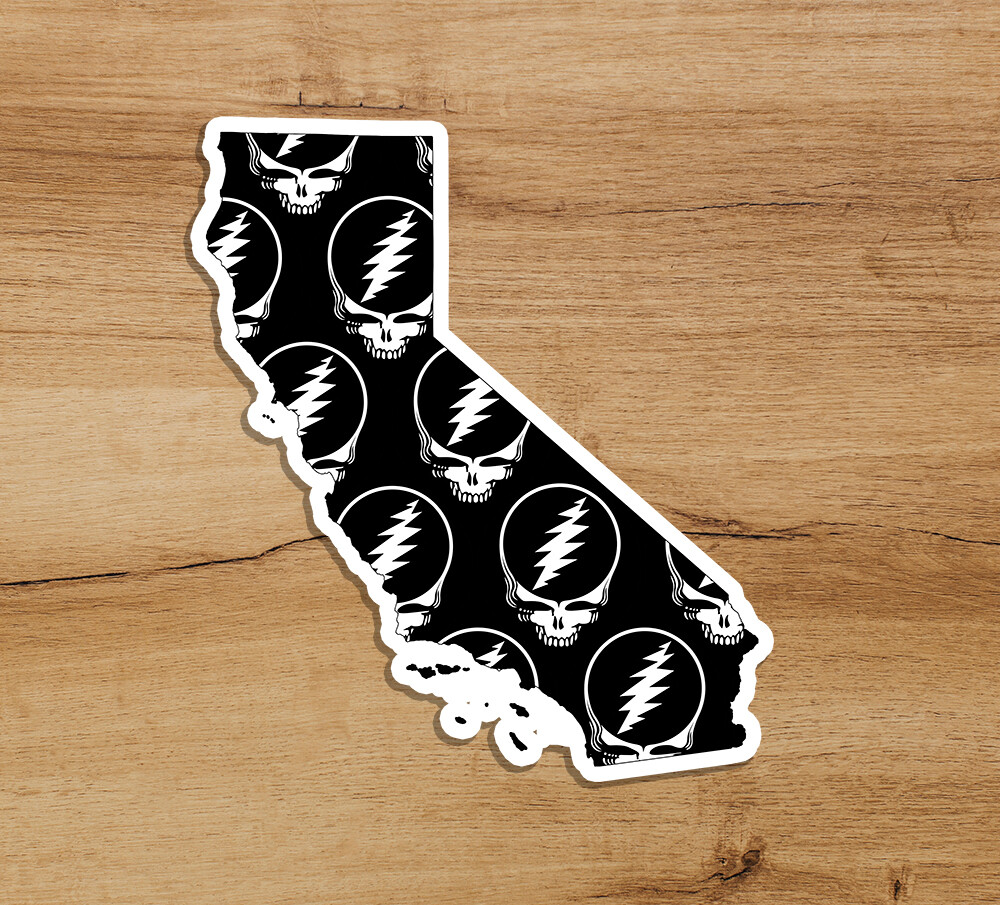 Grateful Ad Steal Your Face Colorado 3 In Premium Vinyl Sticker Jerry Garcia A - Foto 4