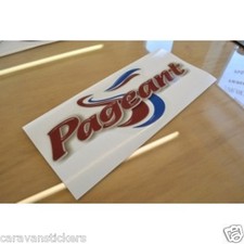 BAILEY Pageant (2003/2004) Caravan Name Sticker Decal Graphic - SINGLE