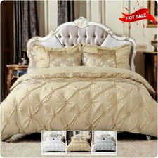 Glitter Duvet Cover Bedding Set +Pillowcase Double King Size Luxury Quilt Cover*