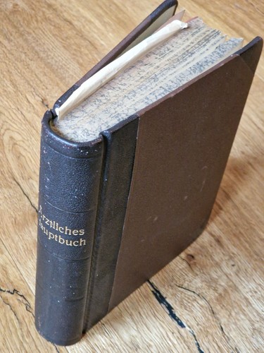 altes Arztbuch  Geschäfts- Tagebuch Akte 40er Seeshaupt Starnberger See - Bild 1 von 23