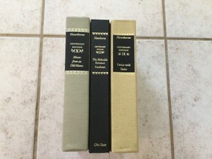Nathaniel Hawthorne Centenary Editions Ohio State University Press Lot of 3 New