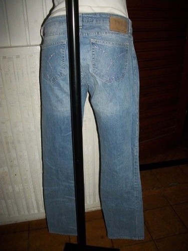 Pantalon jeans vendre Droit délavé moustaches CALVIN KLEIN W29 40fr stretch 15TS38