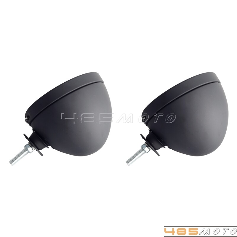 2x 7" Dietz Headlight Lamp Bucket Housing w/ Rim & Wiring Kit For