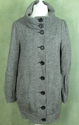 Jacke von Esprit, gr.M in Schwarz/Weiß meliert