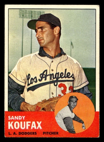 1963 Topps #210 Sandy Koufax Excellent+ Dodgers