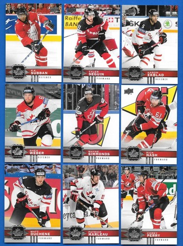 2017-18 TEAM CANADA CANADIAN TIRE, BLACK CANVAS OPC & EXCLUSIVES /100 SEE LIST - Picture 108 of 229