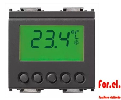 VIMAR 16954 - Thermostat With Display Gray