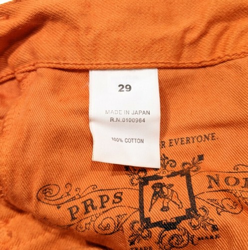 BNWT PRPS NOIR Selvedge Japanese Denim Mens Jeans Tapered Rare W29 L34 UVP £495 - Bild 9 von 10