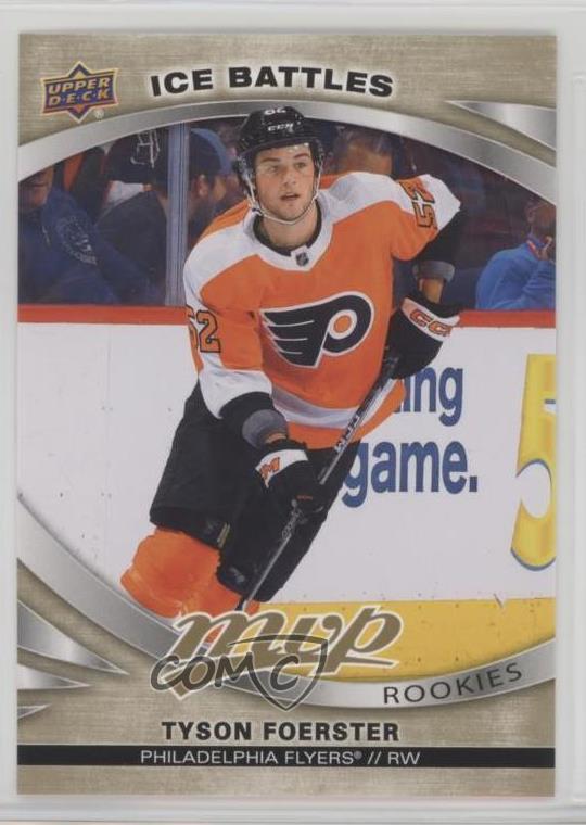 2023-24 Upper Deck MVP Rookies Gold Ice Battles Tyson Foerster #246 Rookie RC
