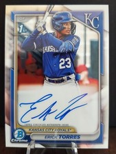2024 Bowman Chrome, ERICK TORRES 1st Prospect AUTO, #CPA-ET, Royals