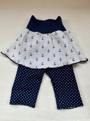 Baby pants with skirt size 56/62 baby clothes for girls gift for birth