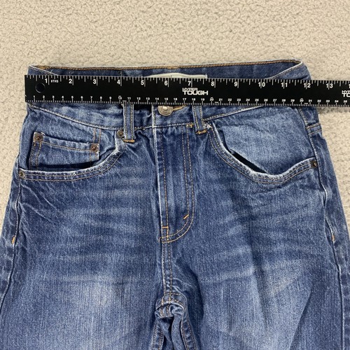 Levis Jeans Boys 14 Reg Blue 505 Slim Straight Medium Wash Denim 25x26 - Picture 5 of 13