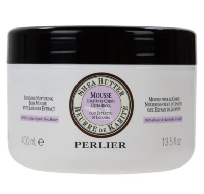 Perlier Shea Butter Body Mousse with Lavender Extract 13.5 Fl Oz New Sealed