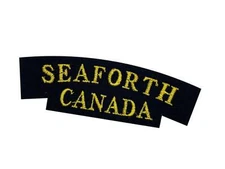 Seaforth - Canada Cloth Shoulder Title, Made in England