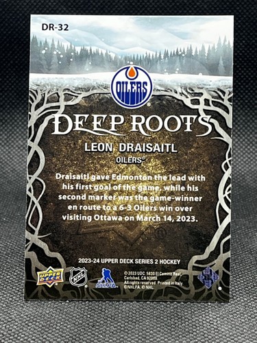 2023-24 Upper Deck Series 2 DEEP ROOTS - Complete Your Set - You Pick - Picture 44 of 68