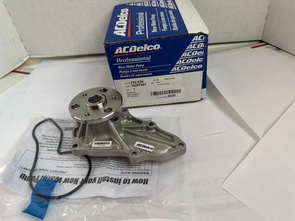 Bomba de agua del motor para 08-14 Honda Accord Acura TSX 2,4 L genuino ACDelco 252-939 Foto 2 de 4