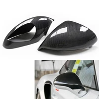 AutoTecknic Real Carbon Fiber Mirror Cover For Porsche 911 Turbo GT3 GT4 Stick (For: Porsche 911 GT3)