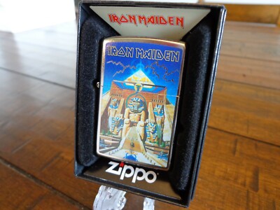 IRON MAIDEN POWERSLAVE ZIPPO LIGHTER MINT IN BOX