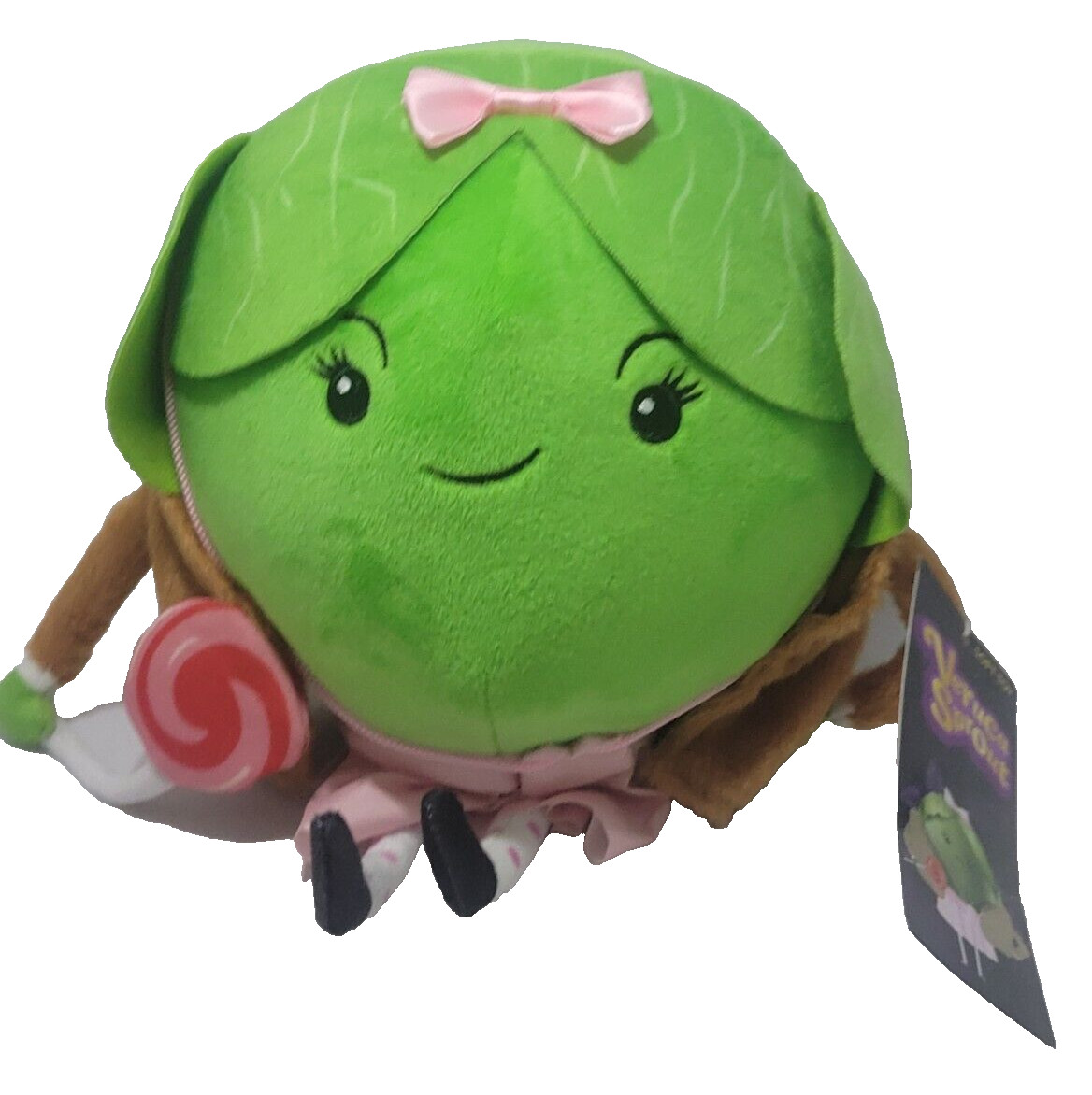 ALDI CHARLIE & THE CHOCOLATE FACTORY VERUCA SPROUT 10" PELUCHE PELUCHE SUAVE JUGUETE