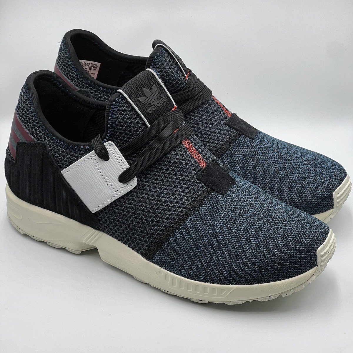 Size 10 Adidas ZX Flux Plus Black for sale online