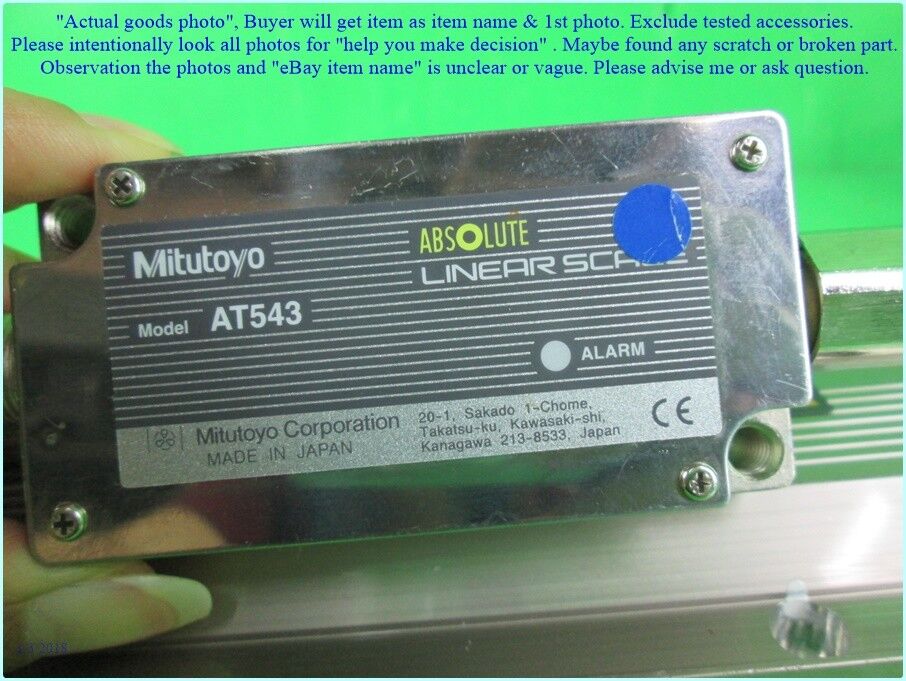 Mitutoyo AT543-300-SC,AT500 ABS Linear Scale as photo, sn Mitutoyo AT543-300-SC,AT500 ABS Linear Scale as photo, sn