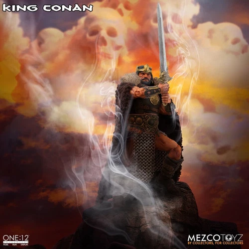NUEVA Figura de Acción Colectiva Mezco Toyz Conan el Rey Bárbaro Conan One:12 - Imagen 11 de 12