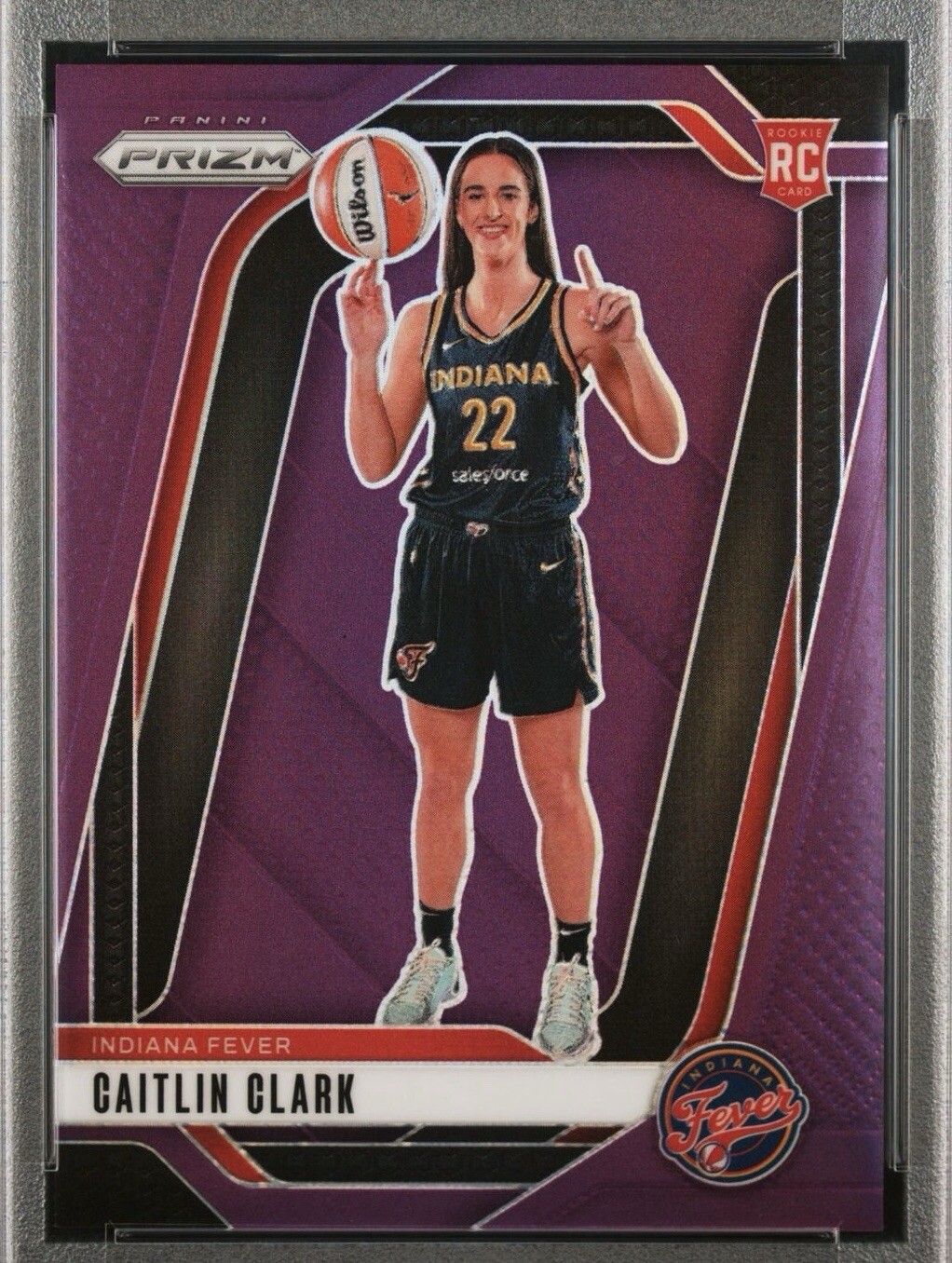 🔥2024 PANINI WNBA PRIZM🔥 CAITLIN CLARK  #145 🔥PURPLE  PRIZM /149🔥ROOKIE RC