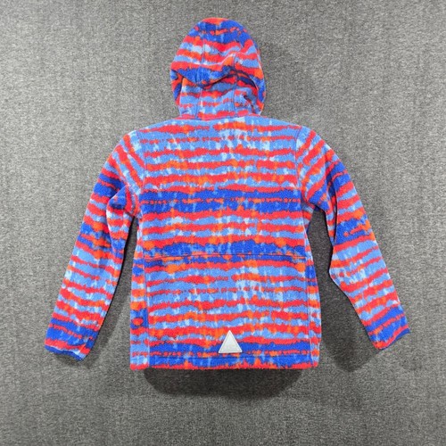 L.L. Bean Kids Mountain Classic Fleece Hollyberry S 8 Hooded Jacket - Picture 7 of 9