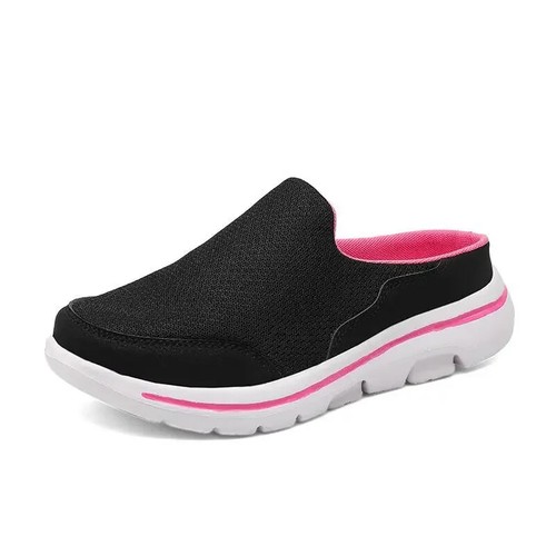 Slip On Mesh Slippers Lightweight Comfortable Half Shoes For Men Women - Picture 11 of 30