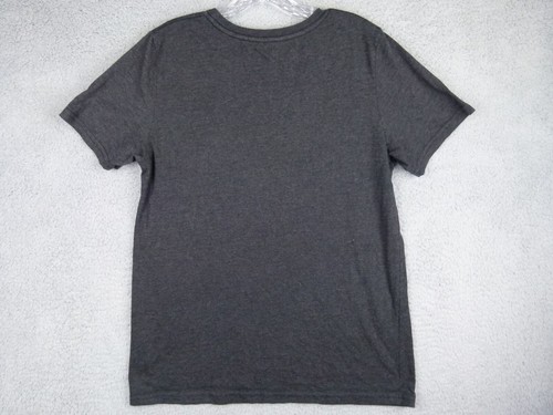 Nirvana Youth Size XL Heathered Gray Rainbow Logo Smiley Face T-Shirt - Picture 4 of 4