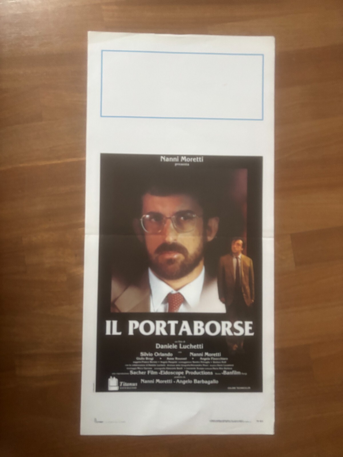 Locandina originale film Il portaborse (1991) - Regia di Daniele Luchetti