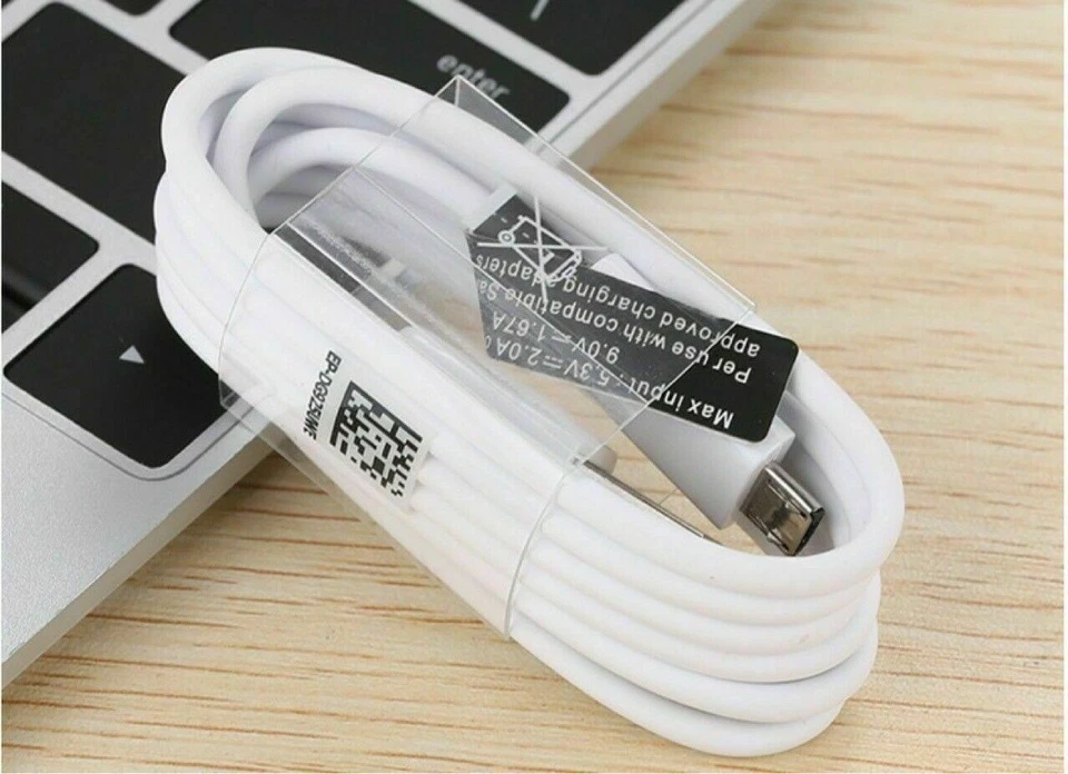 Cable de datos micro USB cargador rápido genuino Samsung 1M para S4 S5 S6 S7 Edge Foto 3 de 4