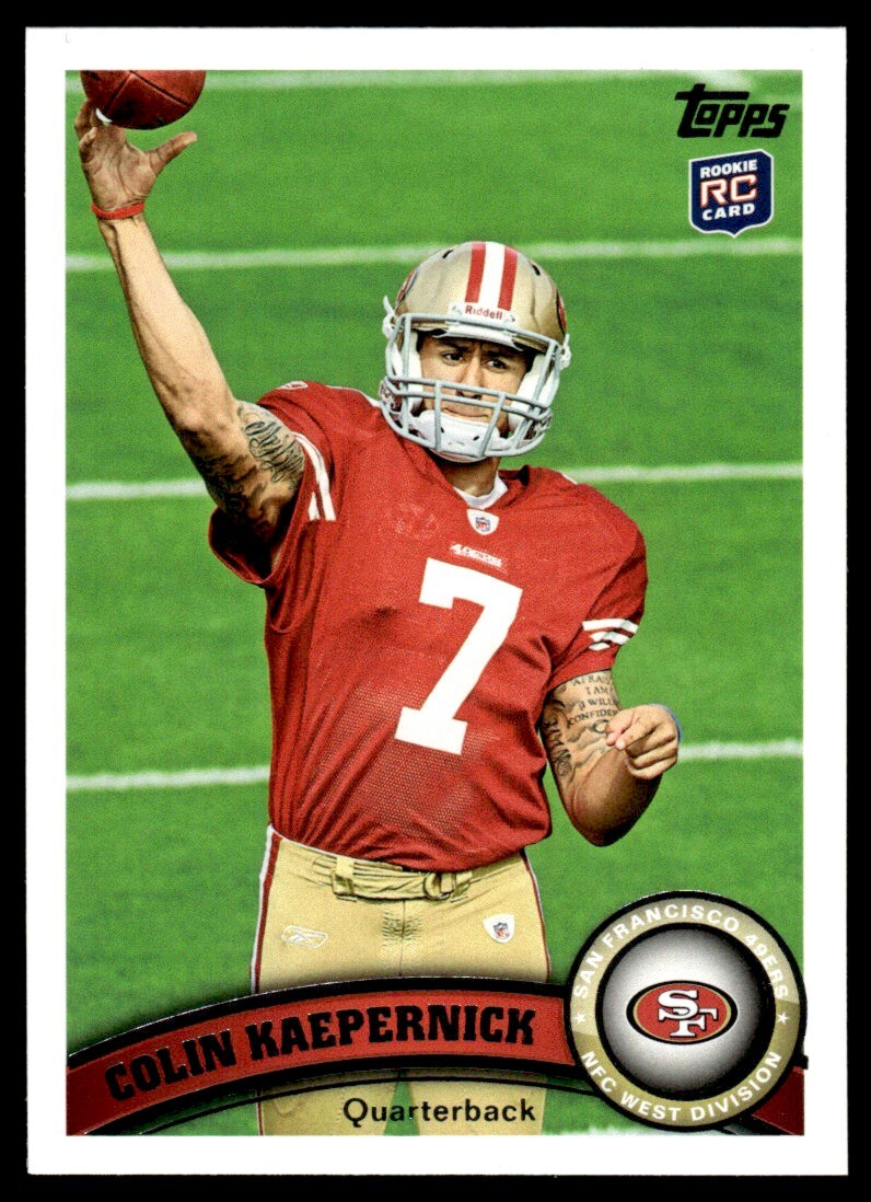 2011 Topps Colin Kaepernick Rookie San Francisco 49ers #413