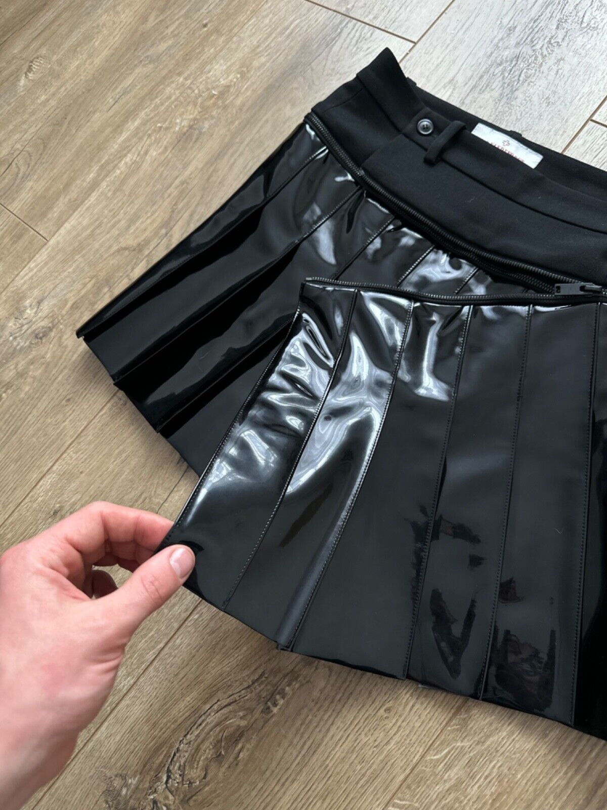 A.F VANDEVORST F/W17Archive Latex Black Skirt - image 2