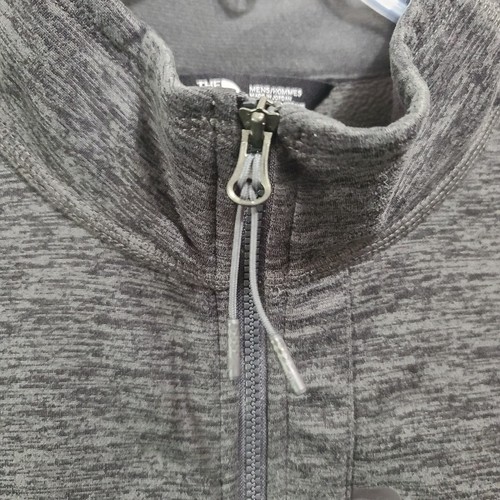 Maglione The North Face foderato in pile 1/4 uomo taglia large grigio erica - Foto 9 di 12