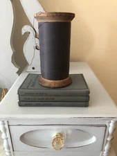 Huge Vintage Large Wood Thread Industrial Textile Sewing Spool Bobbin