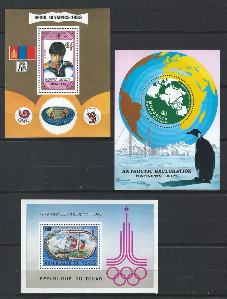 G-049 -SUPERBE LOT DE 32 BLOC/FEUILLET NEUF-FAUNE ET FLORE + J.O. - VOIR 9 SCANS - Photo 3/4