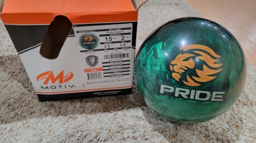 Motiv Pride Empire Bowlingkugel 1. Qualität | 15 Pfund | 3,6" Pin | 2,6oz TW