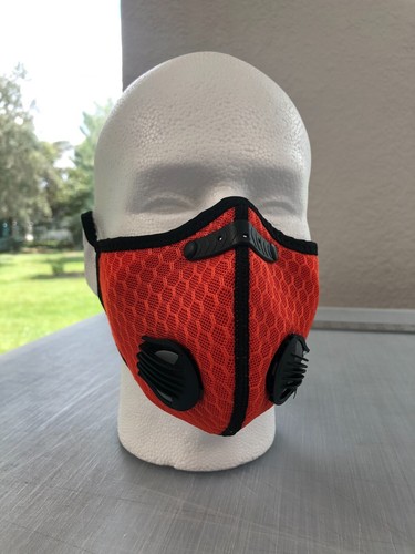 XL Sports Face Mask With 5 Layer Filter Activated Carbon Pollution - Picture 21 of 22