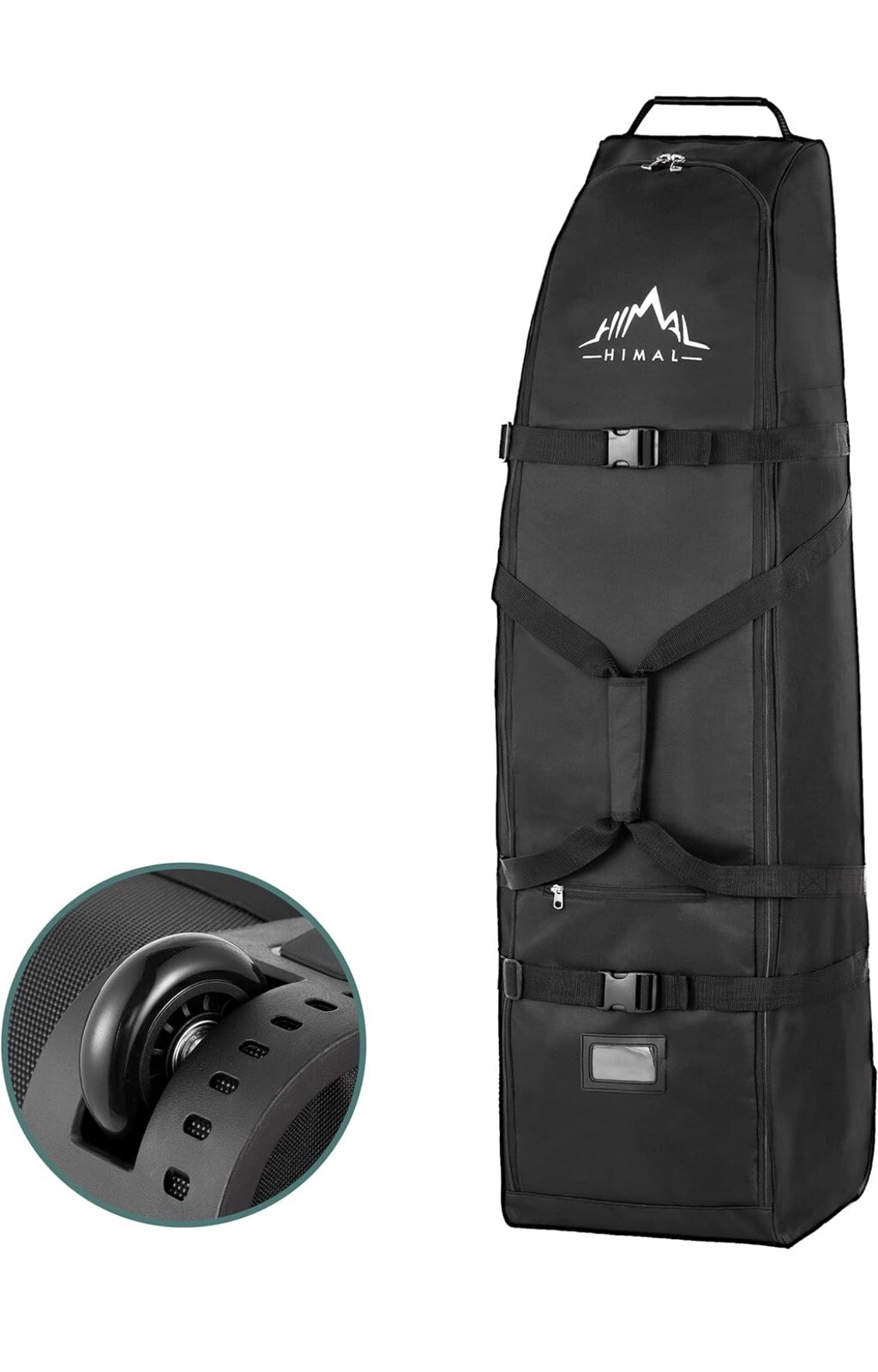 Golf Travel Bag with Wheels Heavy Duty 600D Polyes...Himal Outdoors