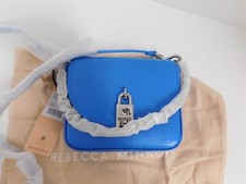 New Rebecca Minkoff Love Too Micro Marina Blue Crossbody Bag