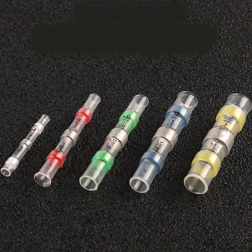 140 Stck. Wasserdicht Lötzinn Dichtungshülsen Wärmeschrumpf Stoßdraht Verbinder Klemmen - Bild 4 von 11